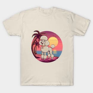 Vintage Retro Poodle Dog T-Shirt